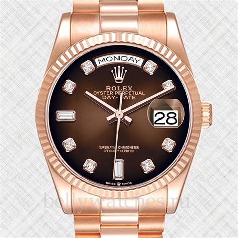 rolex brown|rolex m128235 0037.